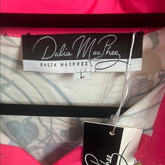 Floral Pink Trim Dress - Picture 2 of 2